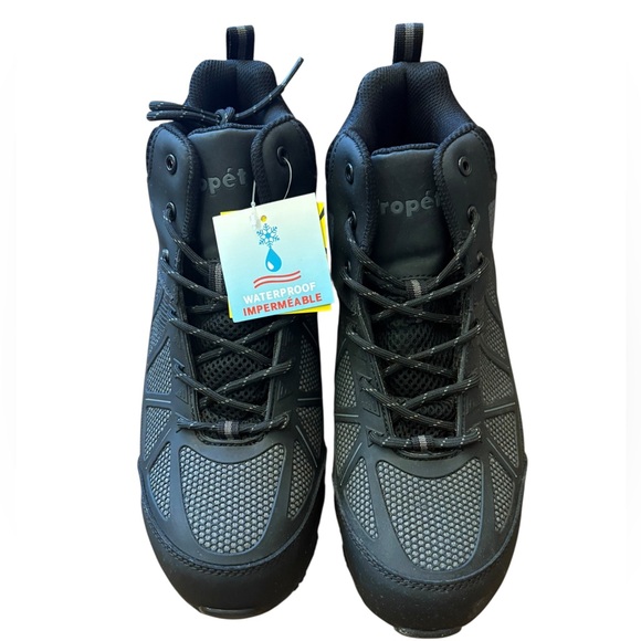 Propet Seeley Composite Toe Work Boot available in sizes 9-13 dark grey black - Picture 4 of 10